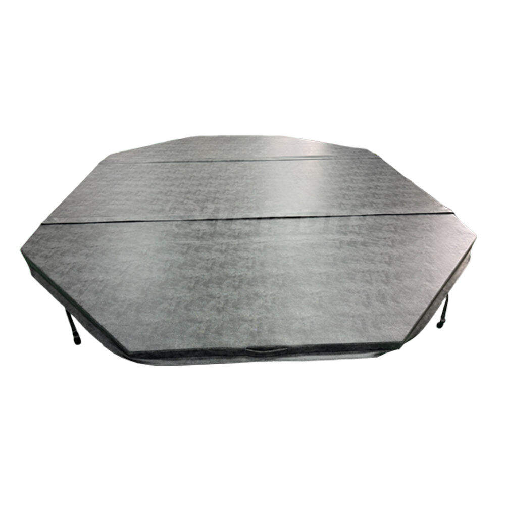 High Quality Outdoor Swim Spa Pool Cover Modern Design Grey Three Octagonal Super-wide Lids Hot Tub Octagon Whirlpool Spa Cover
