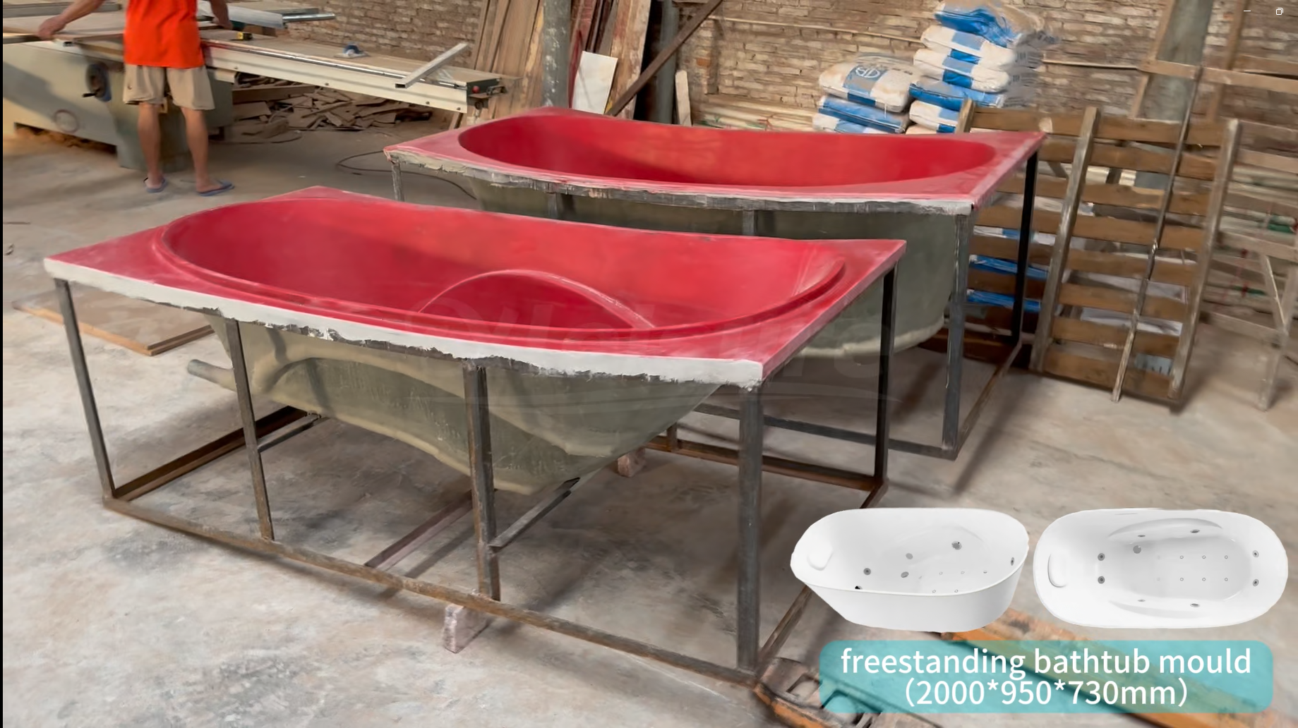 freestanding bathtub mould（2000*950*730mm）