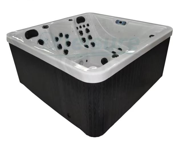 Portable 6-Person Acrylic Hydromassage Hot Tub Spa Pool Outdoor Whirlpool with Massage Feature