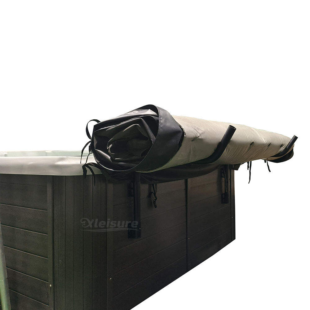Heavy Duty Aluminium Hot Tub High Quality European Design Style Floor Mount Spa Cover Lifter for Outdoor Swim Pool Cover