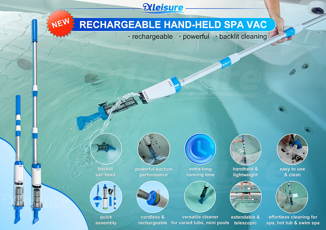 Game-Changer for Spa Cleaning: Newly Upgraded Rechargeable Spa Vac Hits the Market