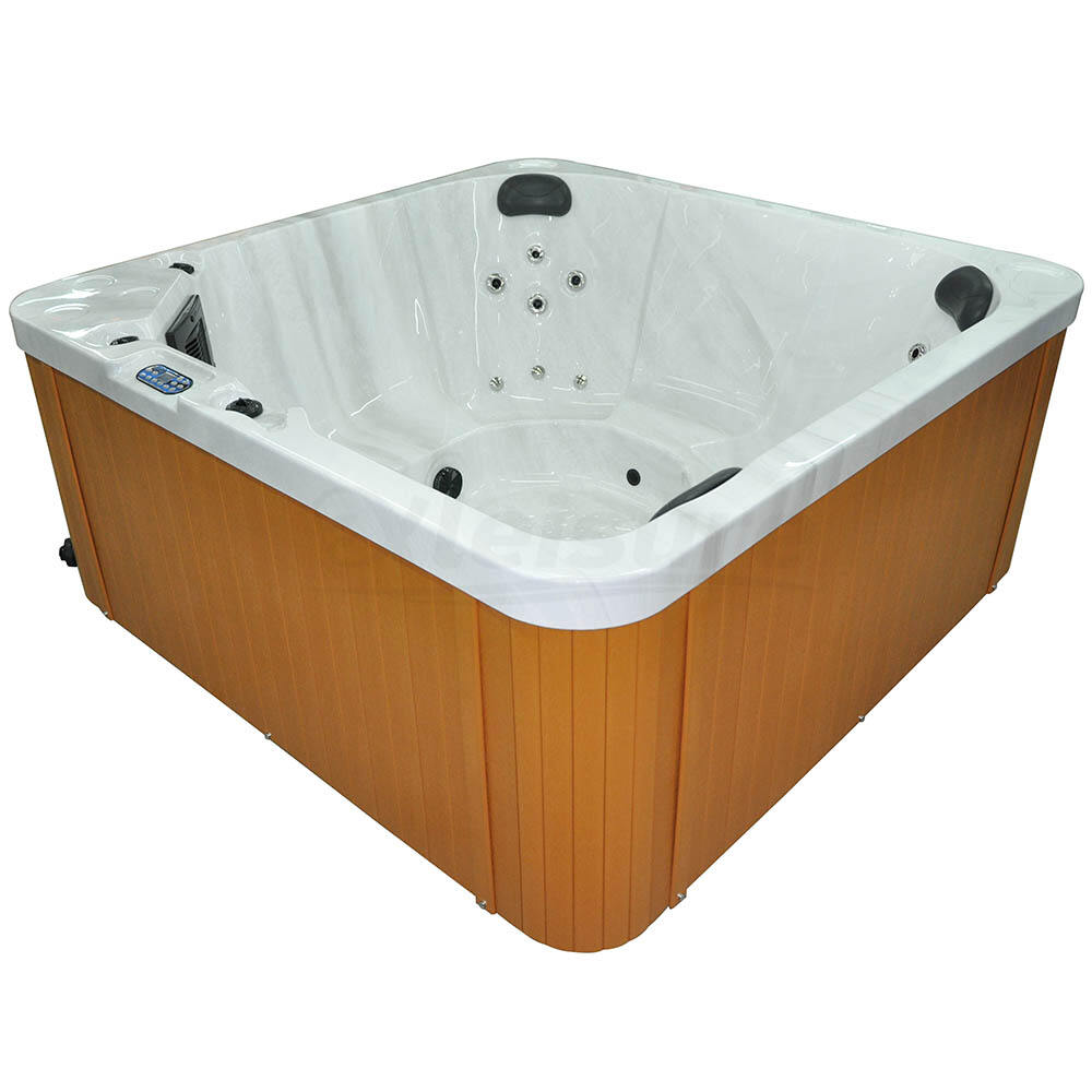 European Design Freestanding Rectangle ABS Material Sex Massage Hot Water Spa Outdoor Included Rectangular Air Hydro Bath Tub