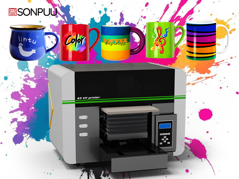 A3 UV Printers ulepsza kubki dzięki oszałamiającej wizualizacji, super trwała jakością, bezpieczeństwem i przyjaznością dla środowiska