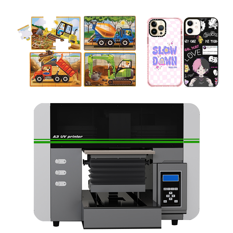 Sonpuu A3 UV -tulostin on tehokas pieni painokone, joka tuottaa korkean resoluution tuloksia monipuolisille materiaaleille