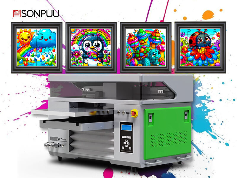 4060UV printer: Add color to colorful puzzles, print cute patterns on them, and piece together a wonderful world