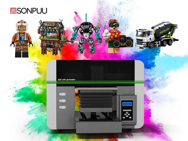 A3 UV printer: print exclusive patterns for building block characters, allowing creativity to 'grow into a forest' on the blocks