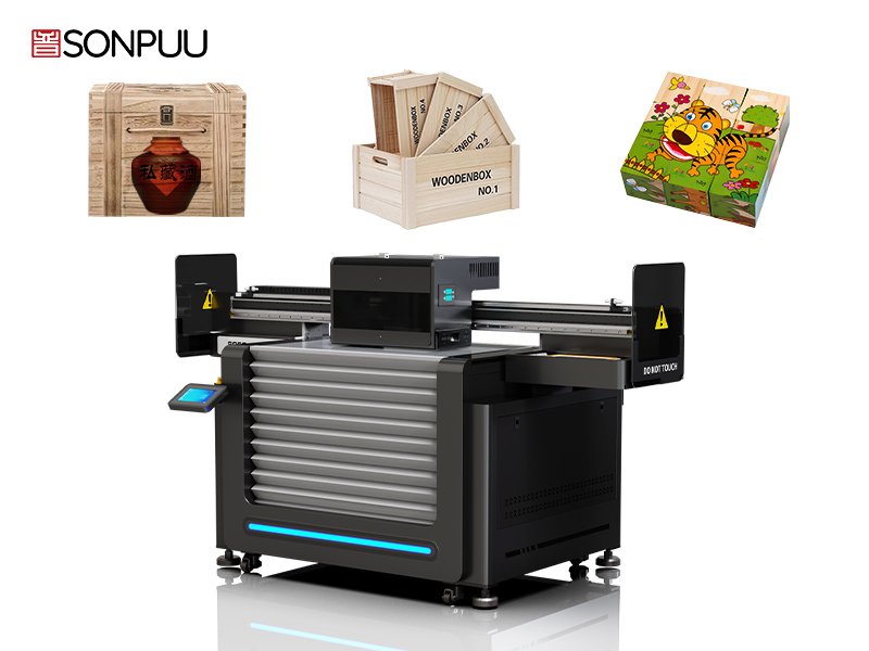 Ағаш бетіне басып шығаратын Sonpuu 9060 UV принтер машинасы, ылғи түрлі түстер, ұзақ мерзімді басылымдар, әсем ағаш бұйымдар үшін