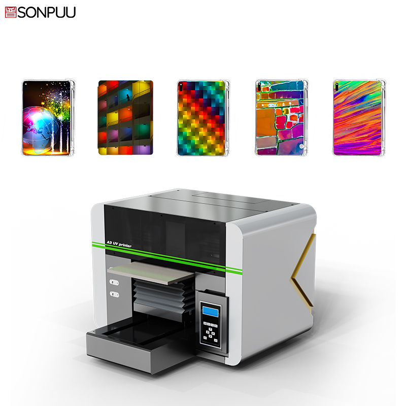Sonpuu A3 UV Printer is printing press small high precision Versatile Material Compatibility  Efficient UV Printing
