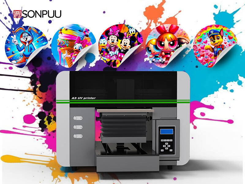 A3 UV printer: print cartoon fun into stickers, making creativity easily 'stick' close to life