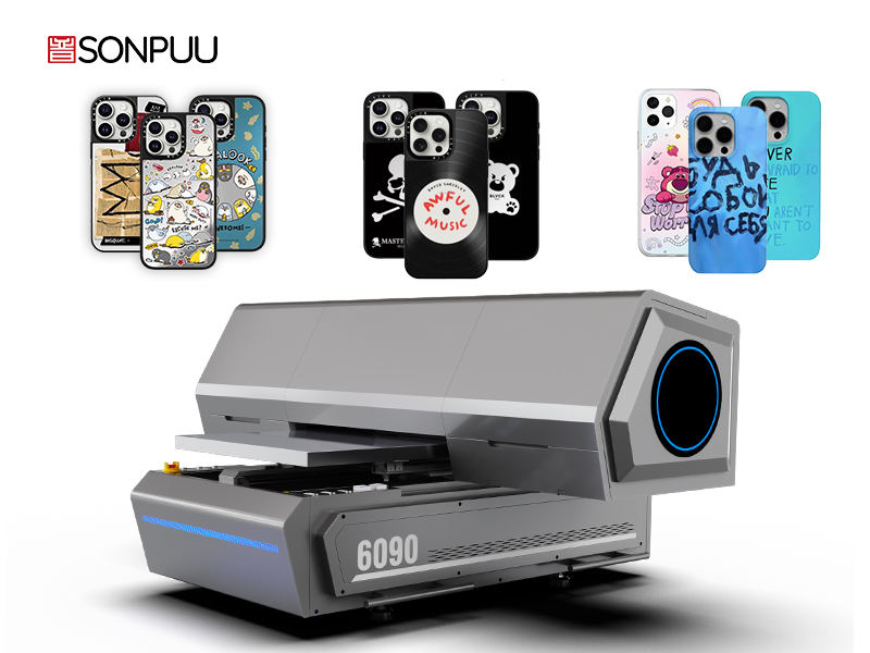 Sonpuu 6090 UV uređaj za tisak za mobitel visoke preciznosti uz pomoć UV tehnologije za izradu trajnih i živih dizajna za kućišta mobitela
