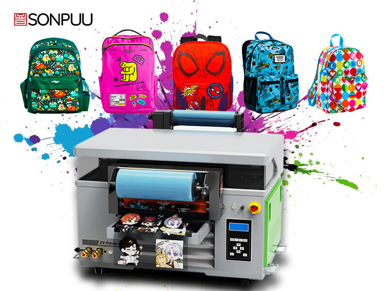 4060 Roll - Flat Integrated Printer: custom cool prints for backpacks, accurately presenting personalized patterns, turning backpacks into trendy fashion items