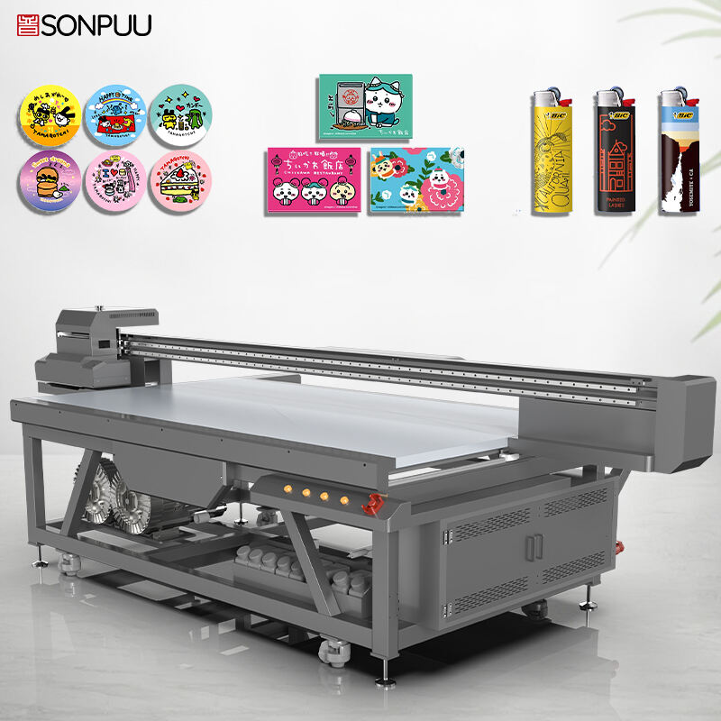 Sonpuu 2513UV printer with optional XP600 print head suitable for Nameplates Acrylic Metal plates Paintings Thermos cups Packaging boxes Luggage and toys