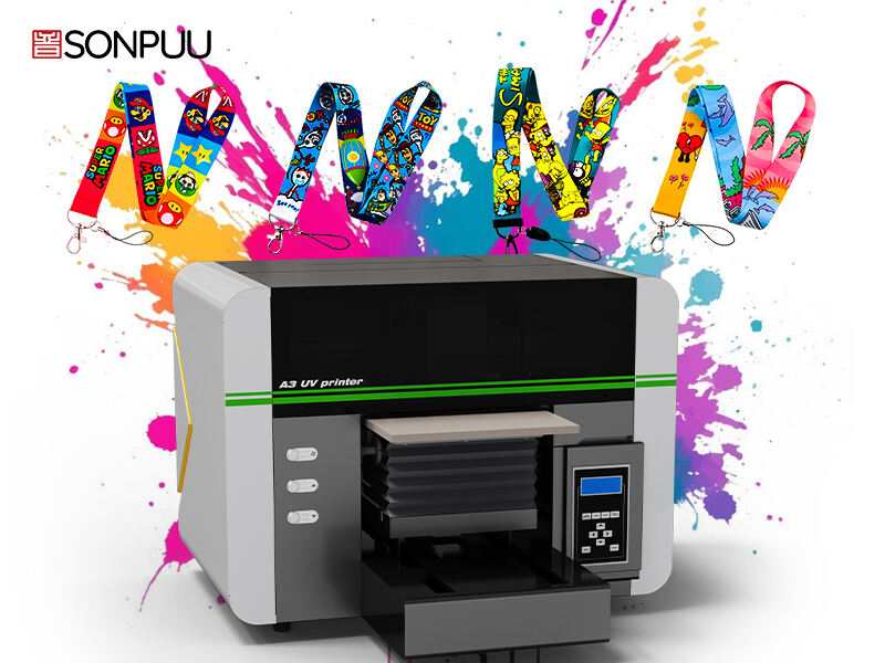 A3 UV printer, an excellent helper for lanyard printing! It provides high-definition reproduction of patterns, making your lanyards look stunning and unique.