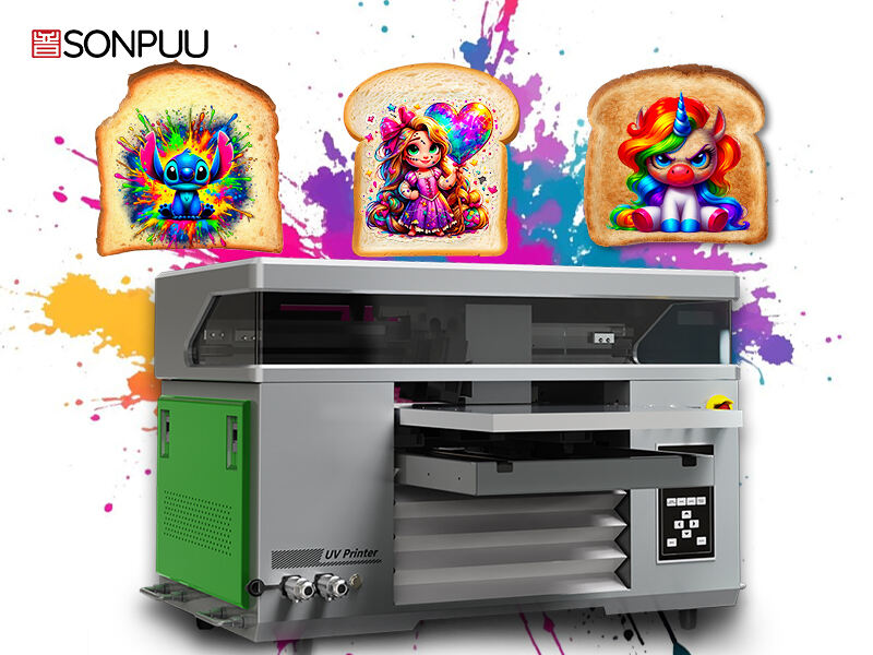 4060UV printer: draws fun patterns on bread, accurately prints cartoon characters, allowing food to meet creativity