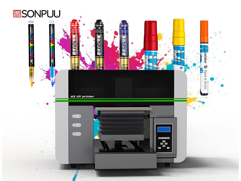  Sonpuu A3 UV printer, giving colored pens unique patterns, customizing personalized brushes
