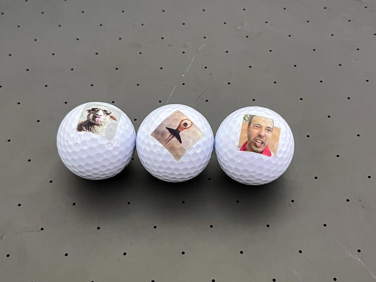 Golf topu yazıcısı