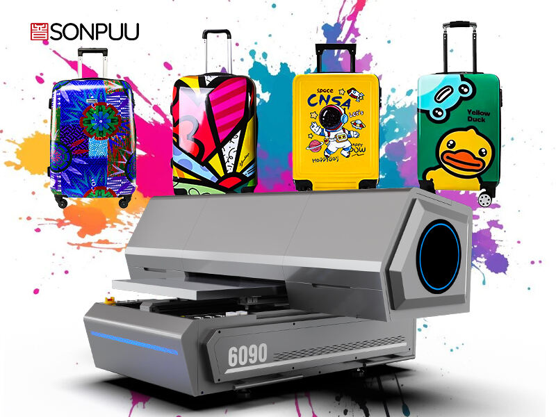 Want to print suitcase patterns efficiently? The 6090UV printer offers fast batch output and accurately reproduces design details.