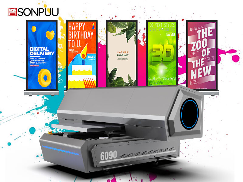 6090UV printer: A 'miracle weapon' for poster printing, accurately reproducing designs, making promotional boards instantly become the focus