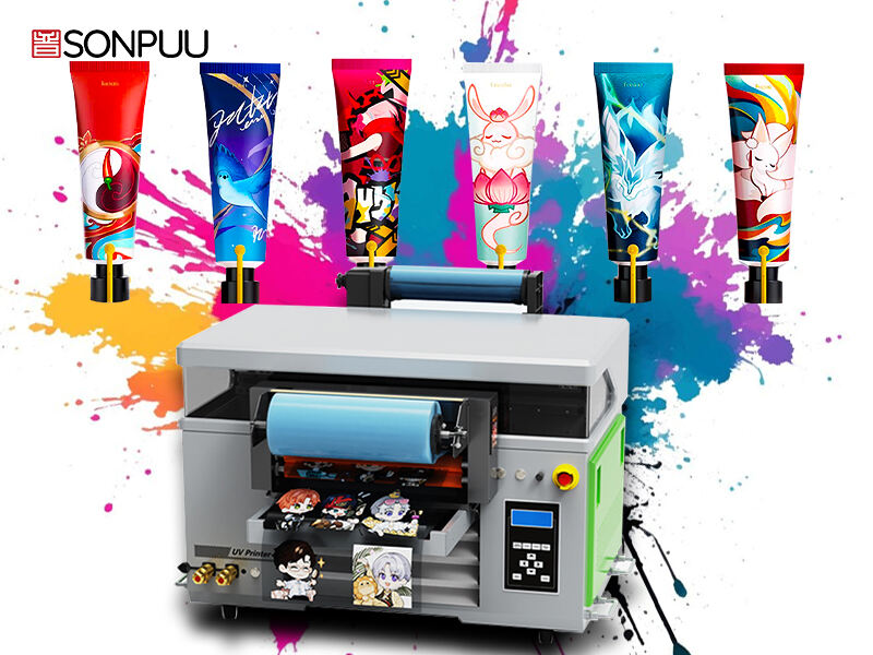 With the help of the 4060 Roll - Flat Integrated Printer, imprint inspiration on hand cream tubes, refreshing packaging creativity.