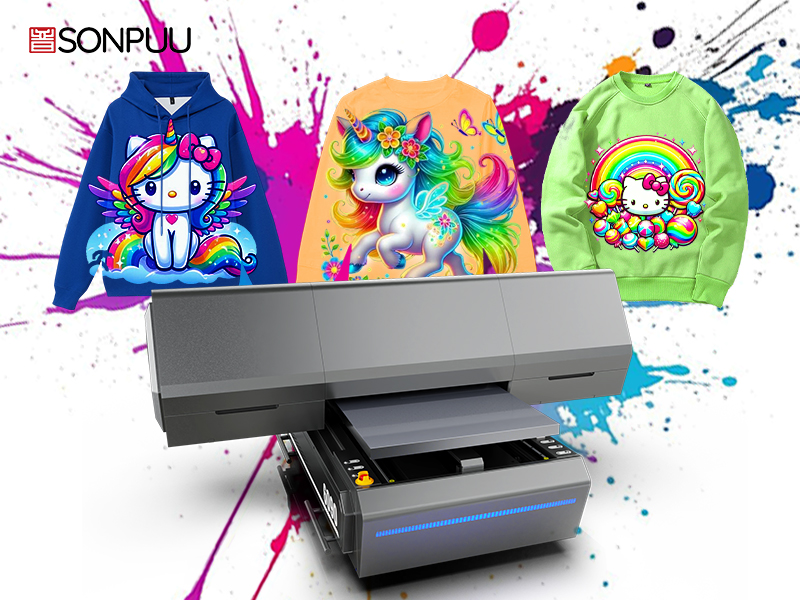 Sonpuu 6090 UV Printer konkurencyjna cena drukarki UV DTF, idealna do wielofunkcyjnych i trwałych nadruków na różnych materiałach