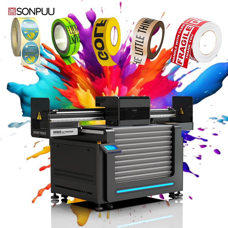 Sonpuu 9060 UV-tulostin käyttää uv-tulostusnauhaa, joka on korkealaatuinen ja täyttää teollisten räätälöityjen tarpeiden