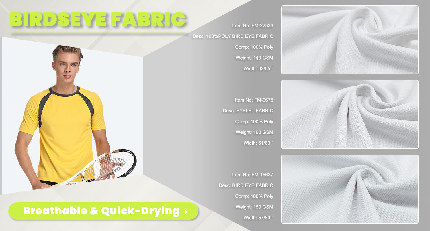 High-Performance Sports Knit Fabrics From Feimei / Yongshu Knit Fabric Factory
