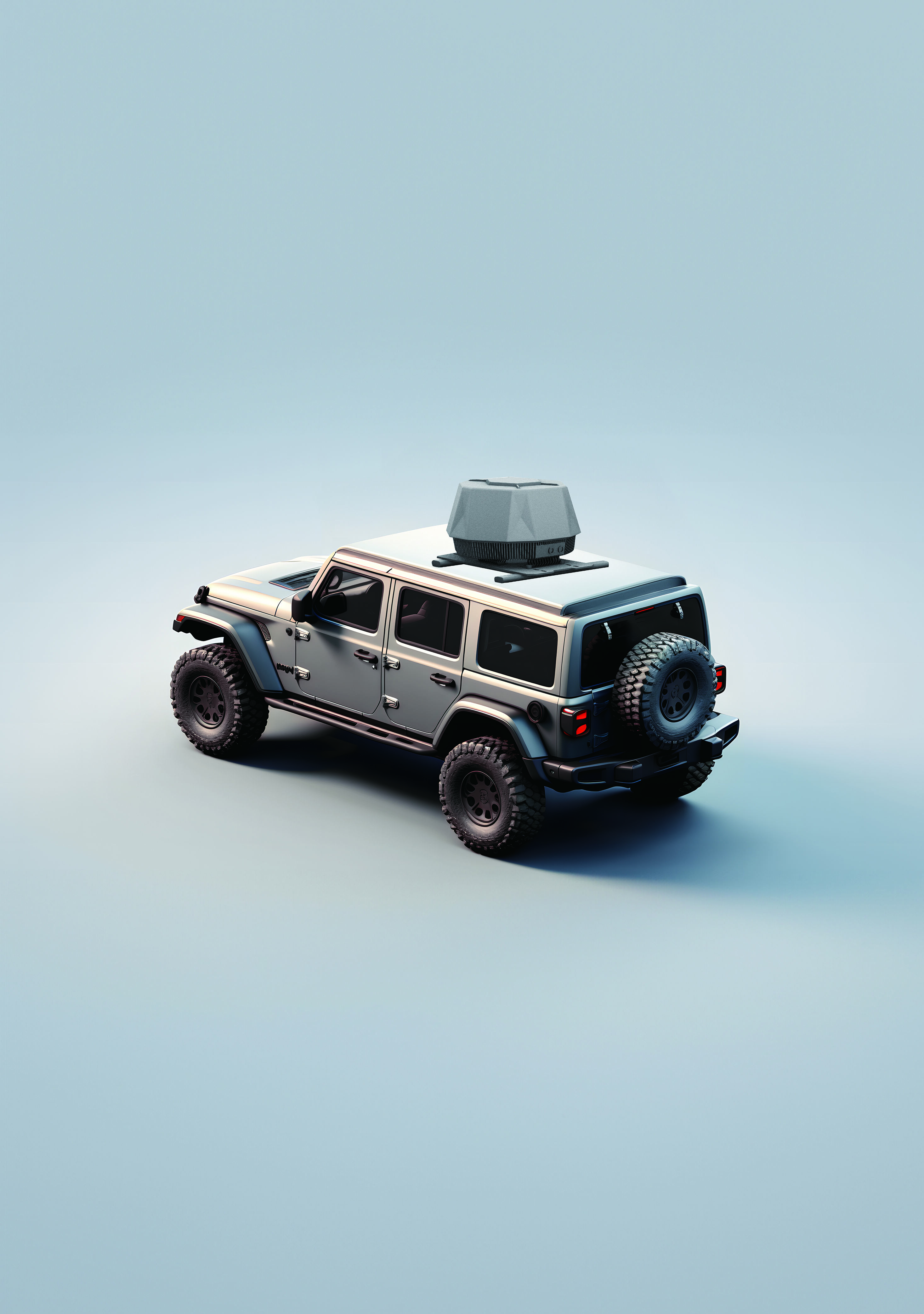 Vehicle mounted Hunter V drones jammer