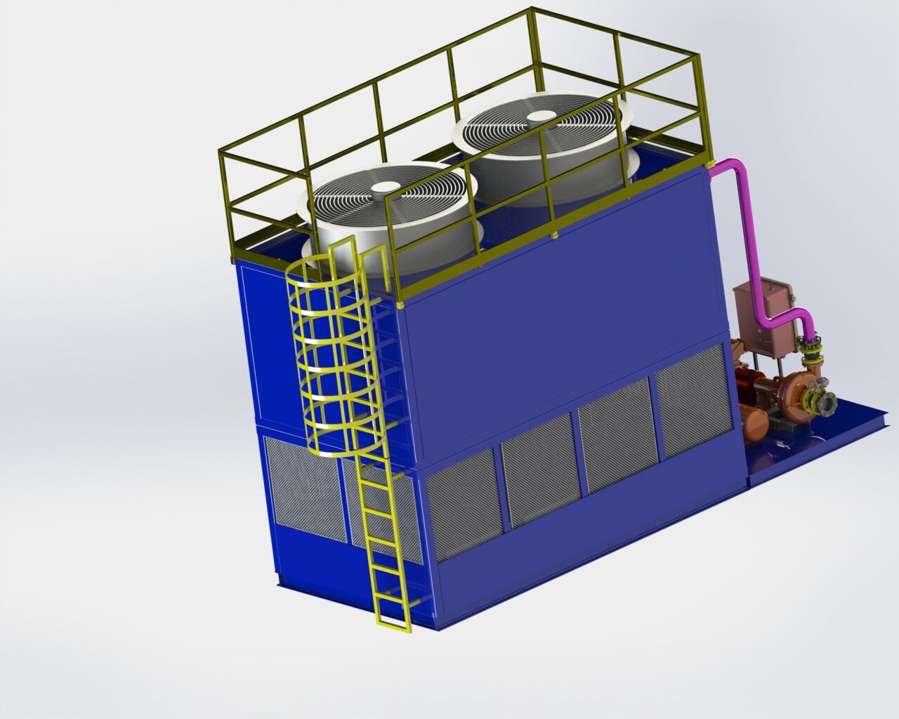 What Are the Components of an Effective Mud Cooling Setup?