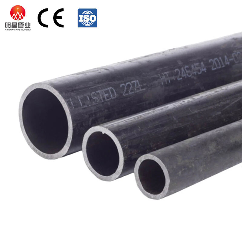 Əmanətdə 20 düymlük karbon polad boru 20# 45# SS400 S235 S355 A106 A53 Qara Dəmir Ms Dəmirsiz Karbon Polad boru boru boru