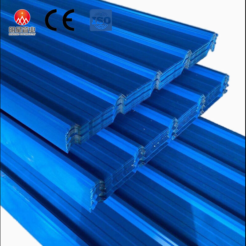 0.5mm Kəncəkliq Fabrika Təchizatı Keyfiyyət PPGI Prefabrik Ev RAL Rəngi Qatilmış Cinsi Zink Galvaniz Edilmiş Ulduzlu Demir Şərəklər Çatı Qatığı