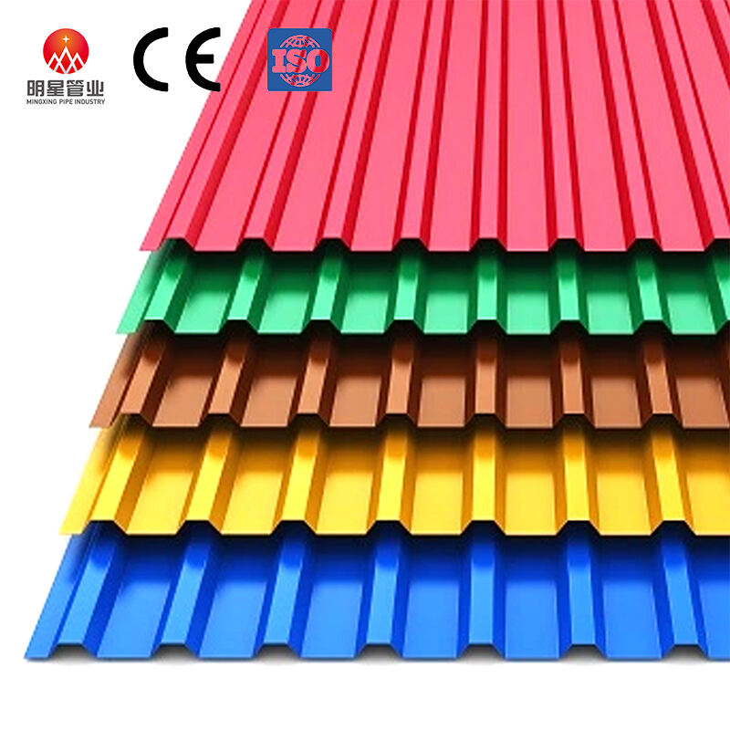 Zinc Galvanized Corrugated Steel Sheet with ASTM A527 A526 G90 Z275 Coating Color Coated PPGI Corrugated Roofing Sheet