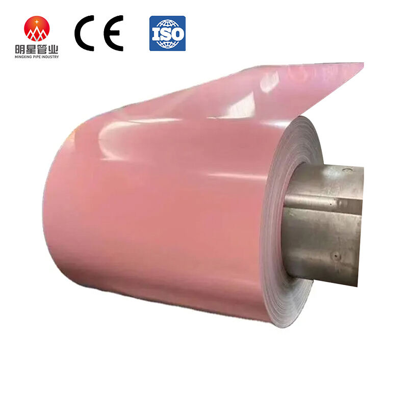 Harga Per Ton dari Produsen Koil Baja Galvanis Hot Dipped G350 0.8mm Ppgi Galvanis Berlapis Warna Coil Ppgi