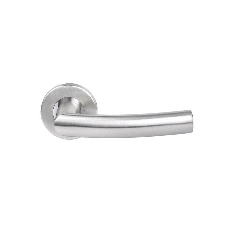 EN 1906 Stainless Steel 304 Fire Rated Timber Steel Door Lever Handle