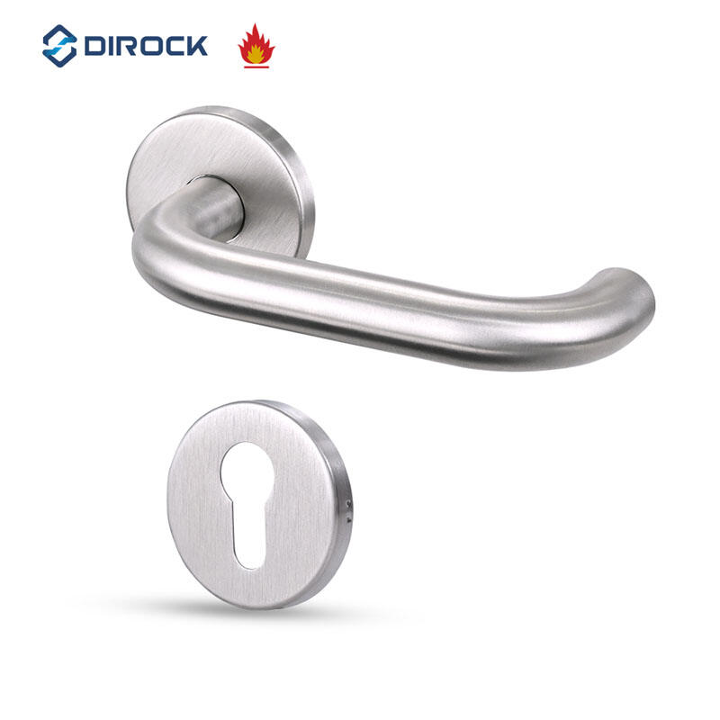 Ergonomic Door Handle for Fire Door Applications