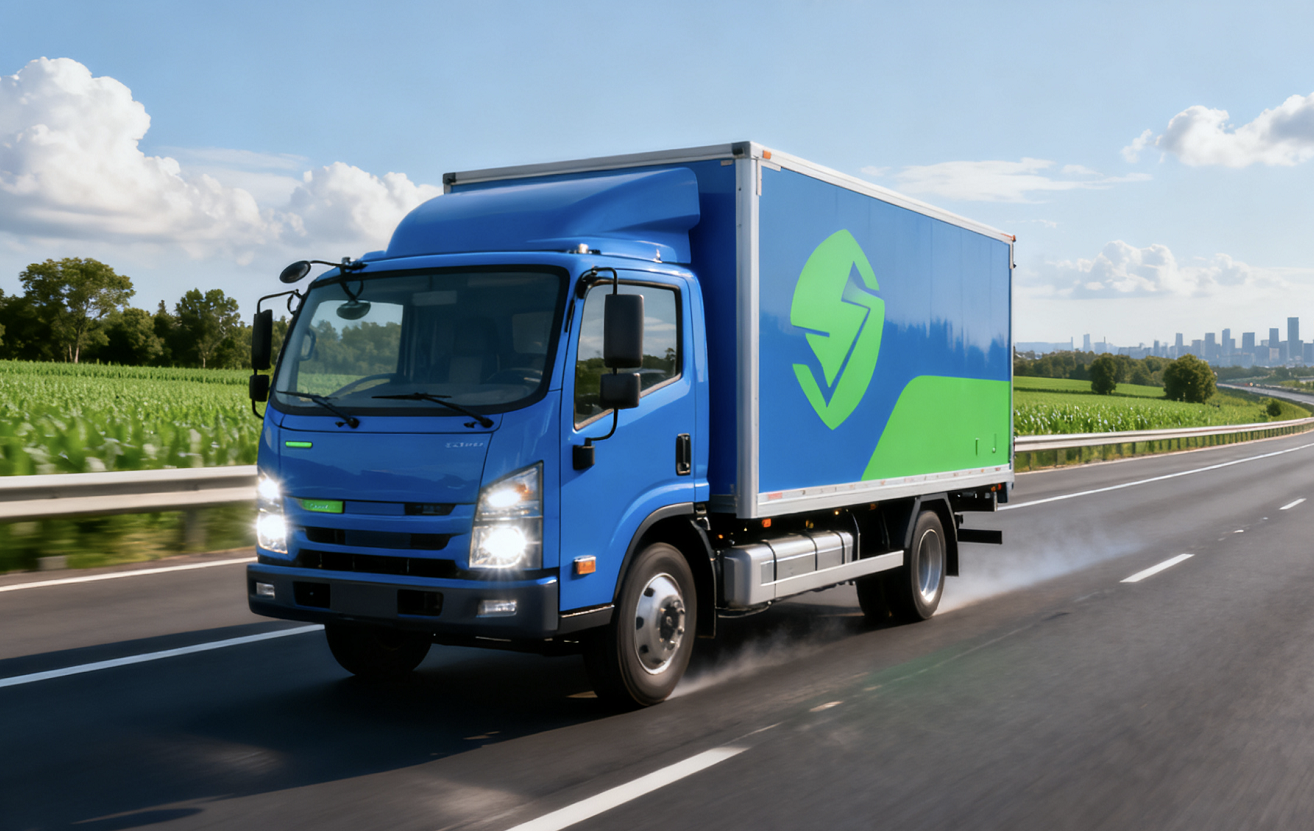 Which electric delivery truck suits inter-city transport?
