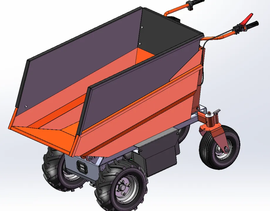 Samozbierający minikoparka | Kompaktowa maszyna ładowująco-wyrzucająca w jednym