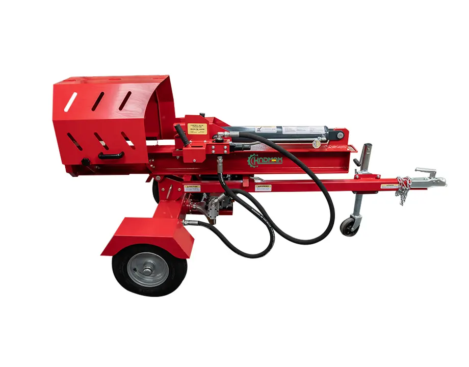 Commercial Vertical Log Splitter | Heavy-Duty 30-Ton+ Splitters | Industrial Firewood Equipment