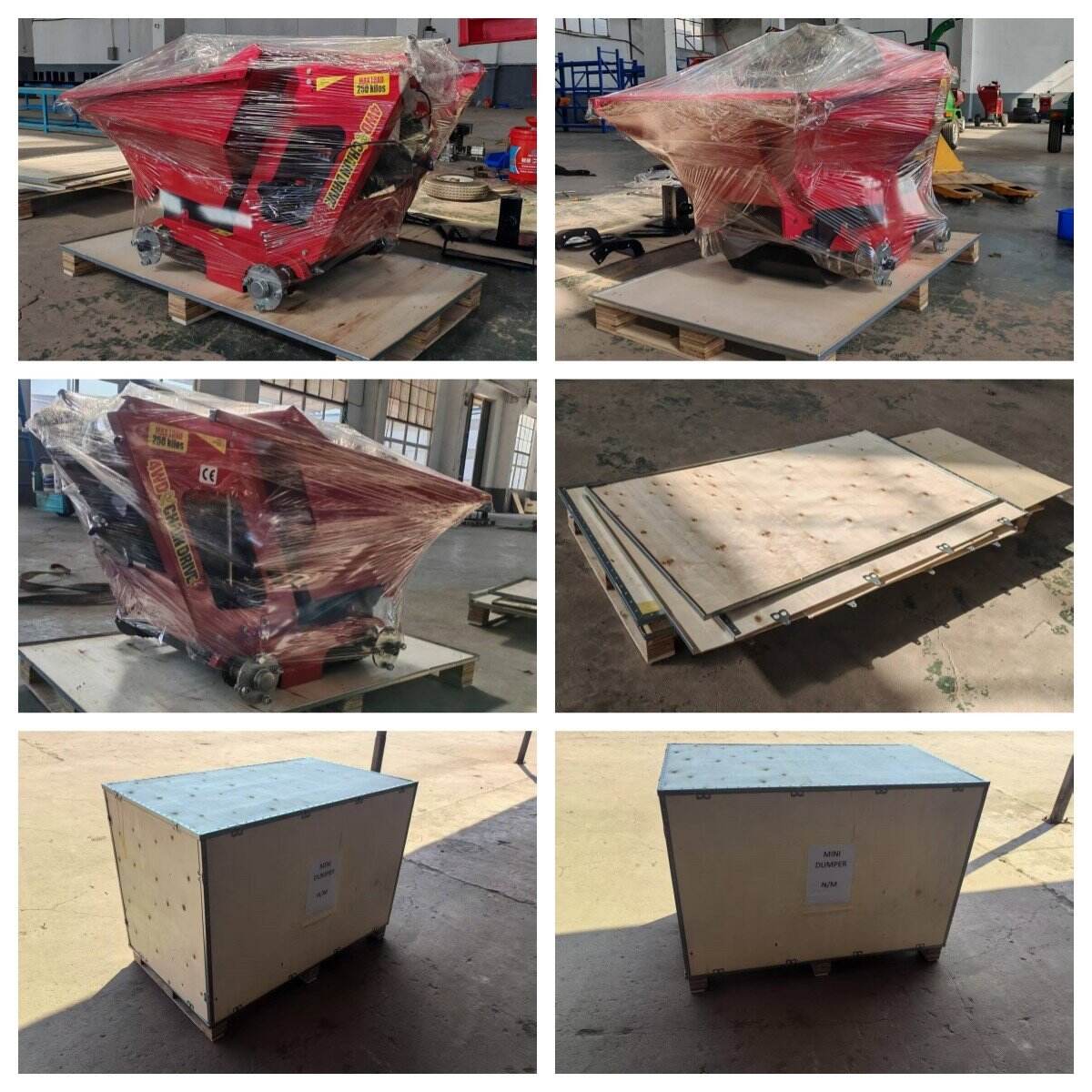 The Packaging for the Mini Dumper