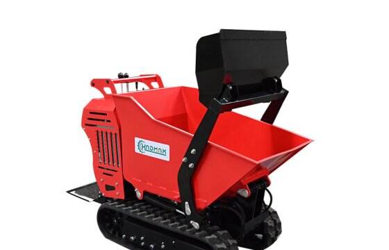 Having a Hydraulic Tracked Dumper with Bucket will Help the Garden