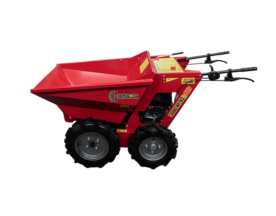 500 كجم من المخلفات | عربة مخلفات صناعية وحديقة | مناولة فعالة للمواد