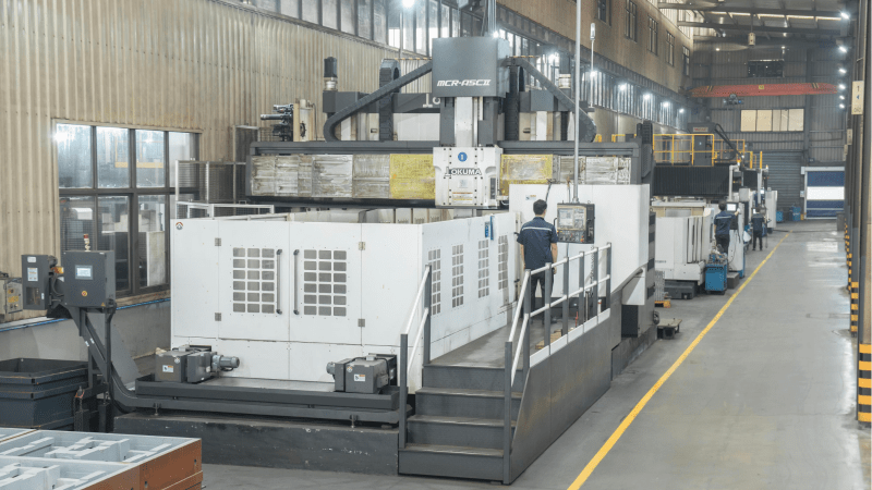 CNC manufacturing plant