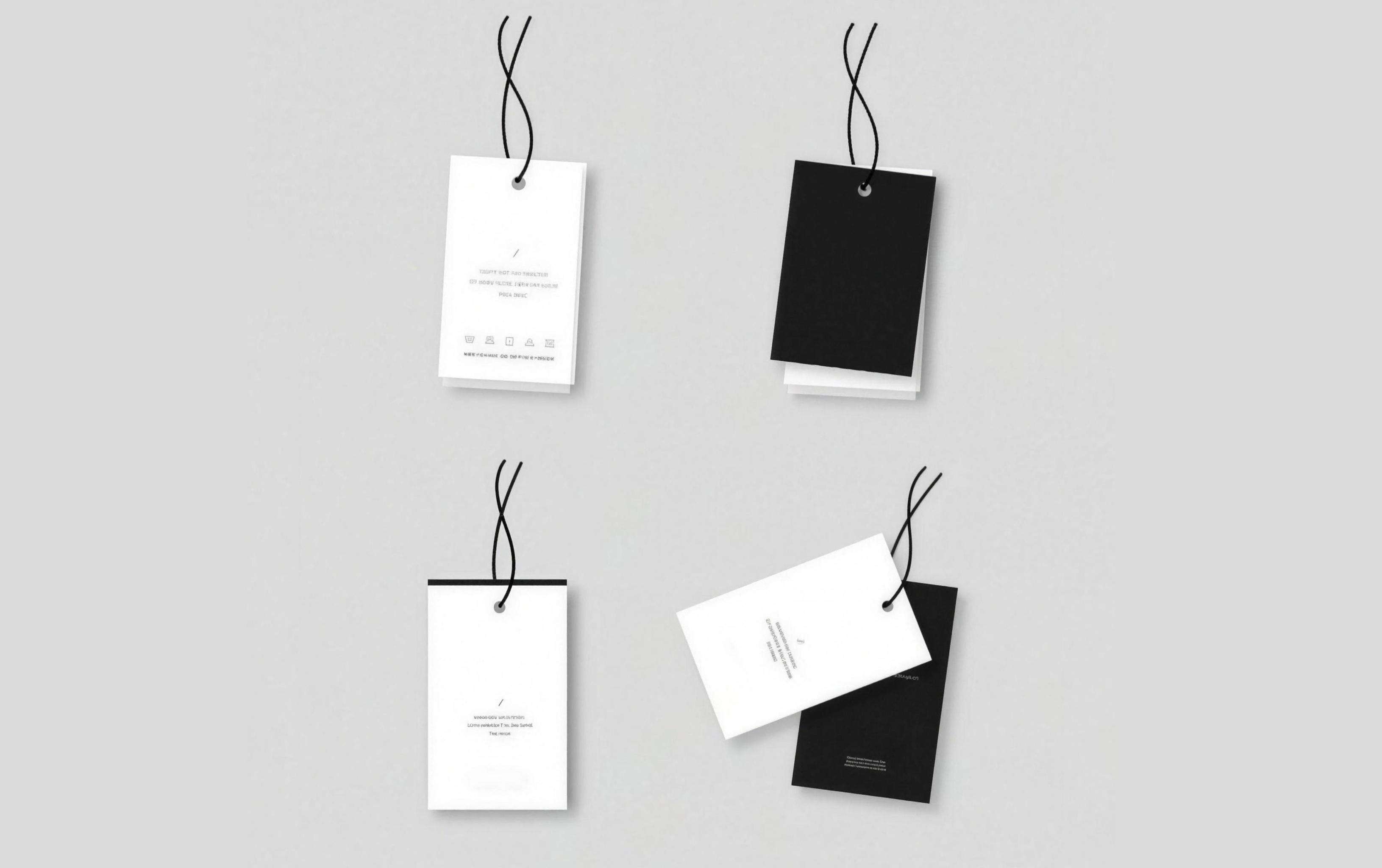 Etiqueta para prendas y etiqueta para productos