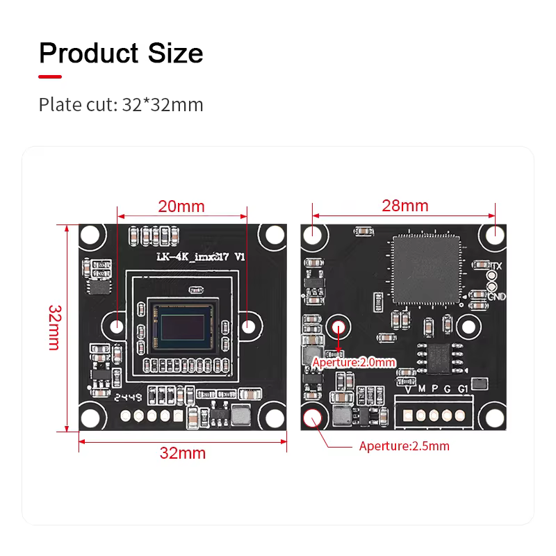 IMX317 8MP UHD 4K USB Camera Module 3840*2160 30FPS Driver Free for Face Recognition supplier