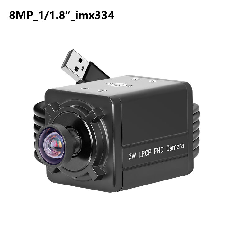 8MP USB Camera 4K UHD 3840x2160 30FPS CMOS 1/8" Sensor imx334 Wide Angle Lens