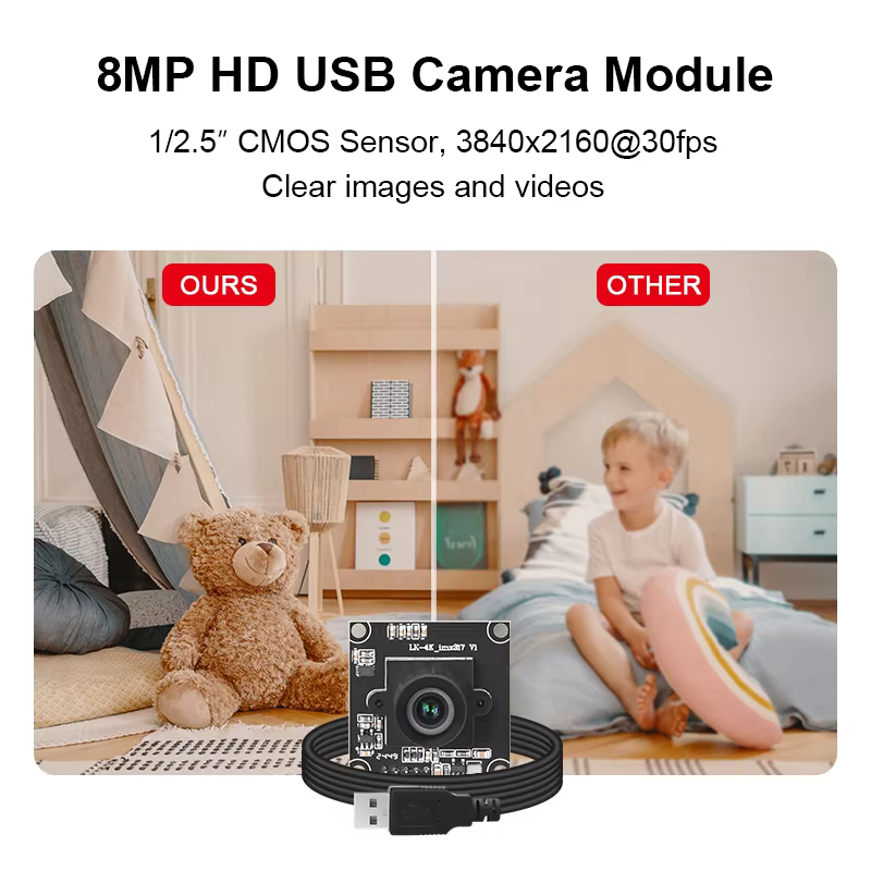 IMX317 8MP UHD 4K USB Camera Module 3840*2160 30FPS Driver Free for Face Recognition details
