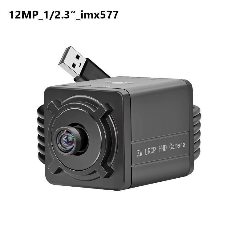 Câmera USB IMX577 12MP 4K UHD 3840x2880 30fps ou 1080P 120fps Sem Driver UVC para Controle Industrial, Equipamentos Médicos