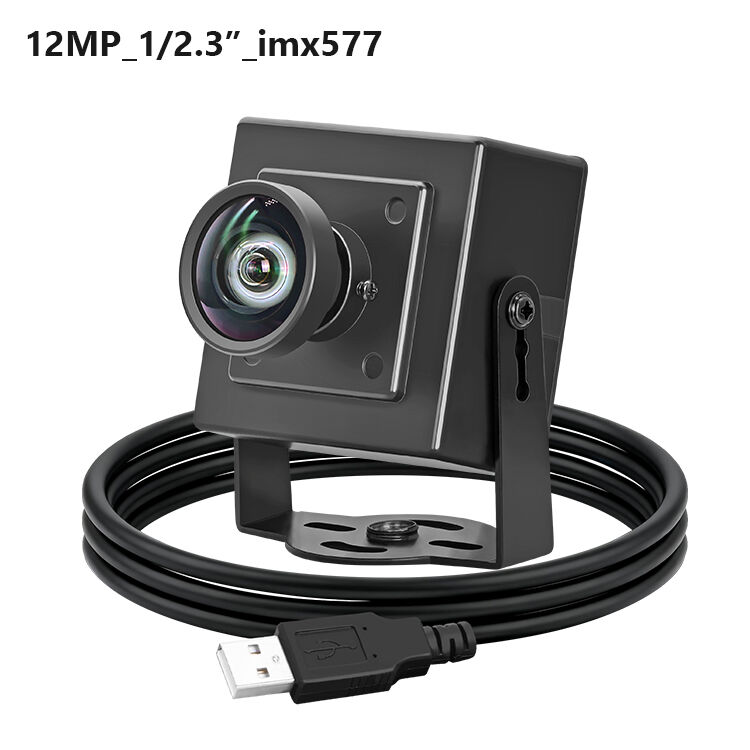 Câmera USB IMX577 12MP 4K 30FPS Foco Fixo Sem Driver UVC para Visão Industrial