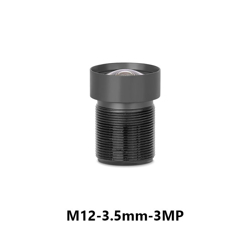 lente M12 fixa de 3,5 mm F2,8 3 MP sem distorção com campo de visão de 75° para formato de imagem 1/3"