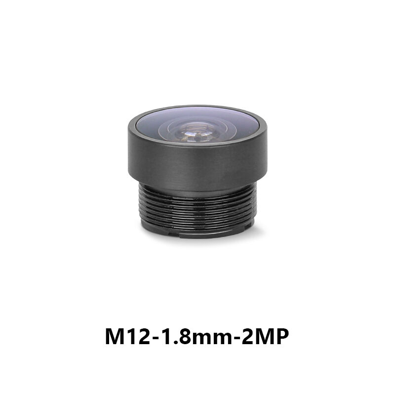 lente M12 fixa de 1,8 mm F2,4 3 MP com campo de visão de 130° para formato de imagem 1/3"