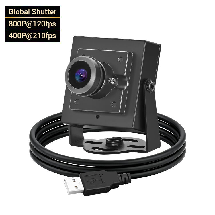 Câmera OV9281 HD Global Shutter Preto e Branco 120fps 800P 210fps 640X480 Mini USB Câmera Industrial para Captura de Alta Velocidade
